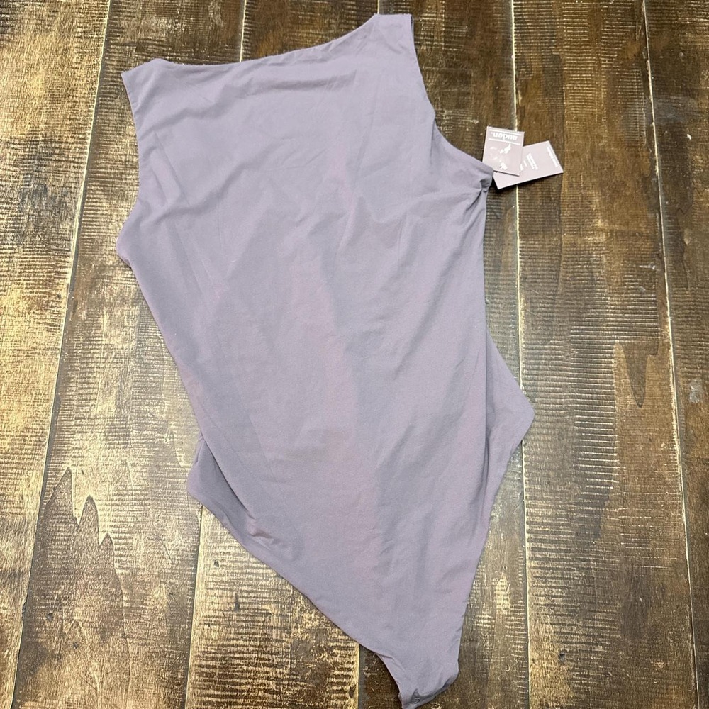 Auden Women's Luxe 4-Way Stretch boatneck Tank Bodysuit